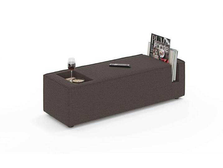 INOSIGN Sofaelement HAILY Tisch XL für das Modulsofa, extra tief, Maße B/T/H: 45/130/37 cm, als Modul oder separat verwendbar, mit Steckfach und Ablagefläche von Inosign
