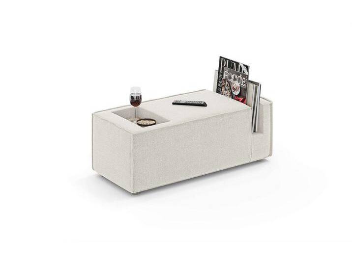 INOSIGN Sofaelement HAILY Tisch für das Modulsofa, Maße B/T/H: 45/100/37 cm, als Modul oder separat verwendbar, mit Steckfach und Ablagefläche, beige von Inosign