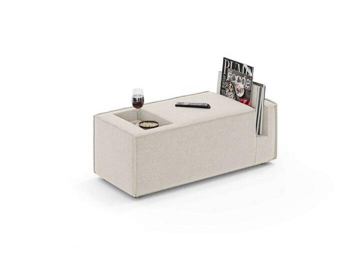 INOSIGN Sofaelement HAILY Tisch für das Modulsofa, Maße B/T/H: 45/100/37 cm, als Modul oder separat verwendbar, mit Steckfach und Ablagefläche, beige von Inosign