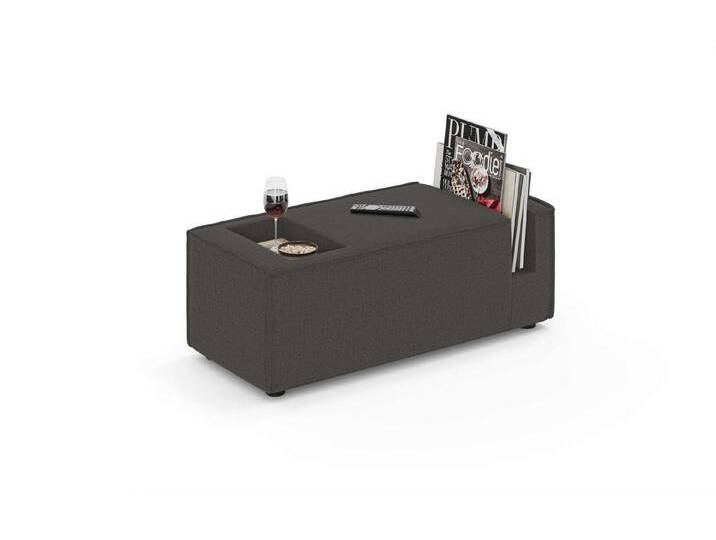 INOSIGN Sofaelement HAILY Tisch für das Modulsofa, Maße B/T/H: 45/100/37 cm, als Modul oder separat verwendbar, mit Steckfach und Ablagefläche, grau von Inosign