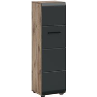 INOSIGN Stauraumschrank 1 Stk. tlg. Florenz, Badschrank Nox Oak NB, 106 cm hoch, 4 Fächer INOSIGN Stauraumschrank 1 Stk. tlg. Florenz, Badschrank Nox Oak NB, 106 cm hoch, 4 Fächer von Inosign