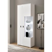 INOSIGN Vitrine "LONG ISLAND, Stauraumvitrine", (1 St.), in moderner Trendfarbe,inklusive senkrechter Beleuchtung,Breite 80 cm von Inosign