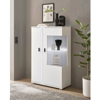 INOSIGN Vitrine "LONG ISLAND, Stauraumvitrine", (1 St.), in moderner Trendfarbe,inklusive senkrechter Beleuchtung,Breite 80 cm von Inosign