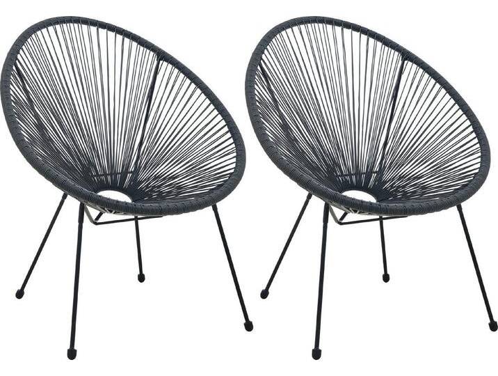INOSIGN Stuhl (Set, 2 St), runde Sitzschale im 2er-Set, schwarz von Inosign