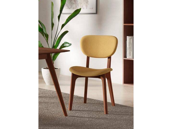INOSIGN Stuhl COZY Made in Italy (Set, 2 St), Gestell in Buche, Kirsch- oder Nussbaum, Massivholz, Design Stuhl, braun von Inosign