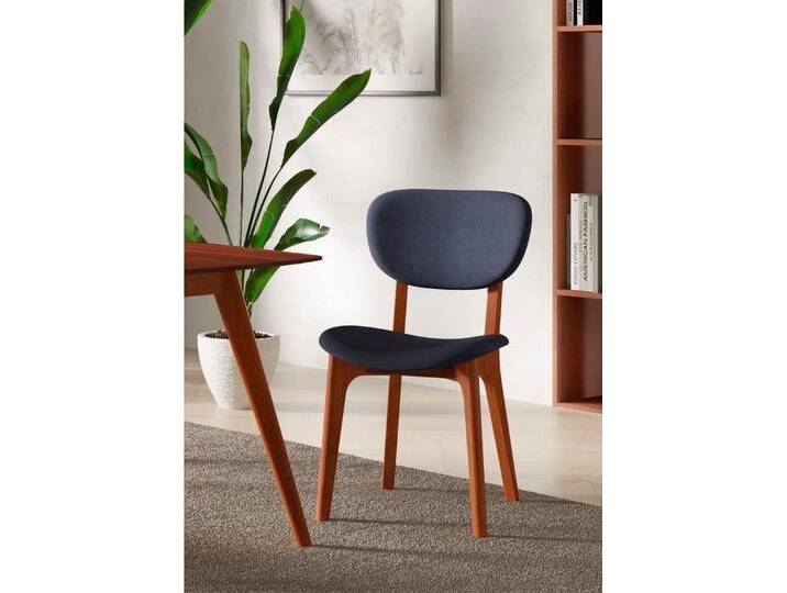 INOSIGN Stuhl COZY Made in Italy (Set, 2 St), Gestell in Buche, Kirsch- oder Nussbaum, Massivholz, Design Stuhl, braun von Inosign