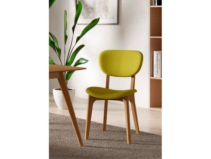 INOSIGN Stuhl COZY Made in Italy (Set, 2 St), Gestell in Buche, Kirsch- oder Nussbaum, Massivholz, Design Stuhl, braun von Inosign