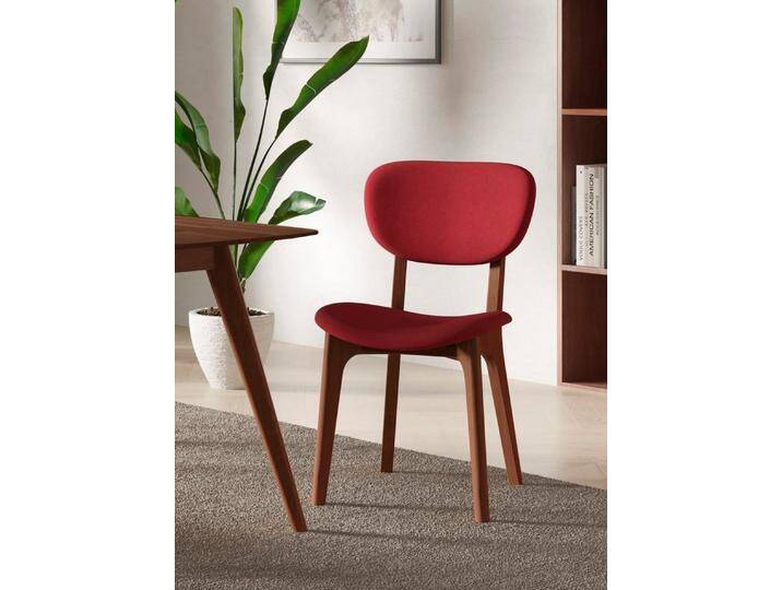 INOSIGN Stuhl COZY Made in Italy (Set, 2 St), Gestell in Buche, Kirsch- oder Nussbaum, Massivholz, Design Stuhl, braun von Inosign