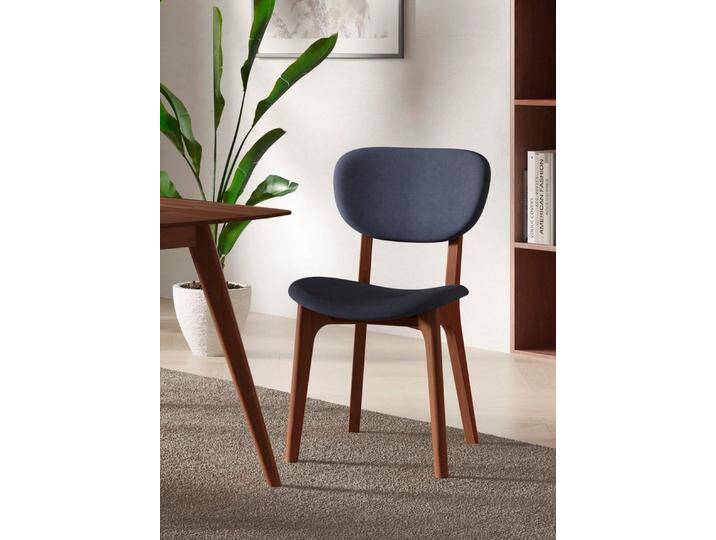 INOSIGN Stuhl COZY Made in Italy (Set, 2 St), Gestell in Buche, Kirsch- oder Nussbaum, Massivholz, Design Stuhl, braun von Inosign