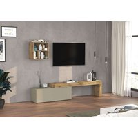 INOSIGN TV-Wand "Chronos TV-Set, Wohnwand – Elemente frei platzierbar, Made in Italy" Set, 2-er set, 2 Stk. tlg. von Inosign