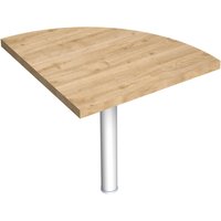 INOSIGN Tischelement "Easy, 68 x 68 cm, Verbindungstisch, Anbautisch, Eckverbindung" mit Stützfuß, Ecke abgerundet-Viertelkreis, Tischplatte 38 mm stark INOSIGN Tischelement "Easy, 68 x 68 cm, Verbindungstisch, Anbautisch, Eckverbindung" mit Stützfuß, Ecke abgerundet-Viertelkreis, Tischplatte 38 mm stark von Inosign