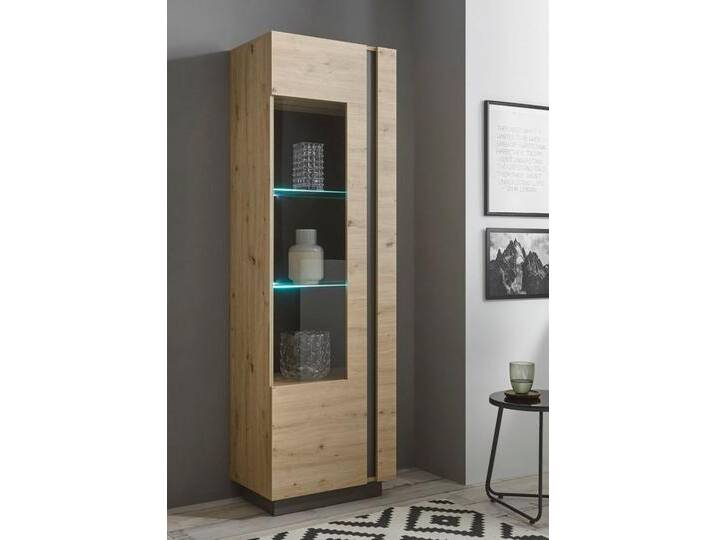 INOSIGN Vitrine CLAiR Vitrine 23 Höhe 194 cm, braun, Eiche Artisan von Inosign