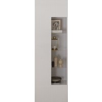 INOSIGN Vitrine "RIO, Höhe 187 cm, Hochschrank mit 1 Tür, Anrichte, Standvitrine", geriffelte Front, modern u. elegant, viel Stauraum von Inosign