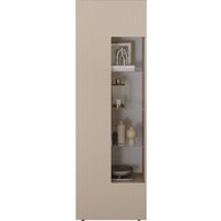 INOSIGN Vitrine "RIO, Höhe 187 cm, Hochschrank mit 1 Tür, Anrichte, Standvitrine", geriffelte Front, modern u. elegant, viel Stauraum von Inosign