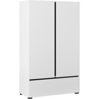 Home affaire Wäscheschrank "Cross, moderner griffloser Kleiderschrank", Mehrzweckschrank, Drehtürenschrank mit 1 Schublade, 3 Farben verfügbar von home affaire