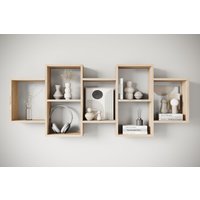 INOSIGN Wandboard "Wandregal Trio", (1 St.), Stell- oder Hängeregal, 10 offene Fächer, flexibel montierbar von Inosign