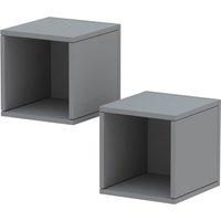 INOSIGN Wandregal "Wandregal Infinity", (Set, 2 St., 2 kleine Würfelregale), Würfelregal 2er-Set, Breite 28 cm, Höhe 29 cm von Inosign