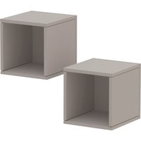 INOSIGN Wandregal "Wandregal Infinity", (Set, 2 St., 2 kleine Würfelregale), Würfelregal 2er-Set, Breite 28 cm, Höhe 29 cm von Inosign