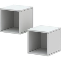 INOSIGN Wandregal "Wandregal Infinity", (Set, 2 St., 2 kleine Würfelregale), Würfelregal 2er-Set, Breite 28 cm, Höhe 29 cm von Inosign