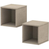 INOSIGN Wandregal "Wandregal Infinity", (Set, 2 St., 2 kleine Würfelregale), Würfelregal 2er-Set, Breite 28 cm, Höhe 29 cm von Inosign