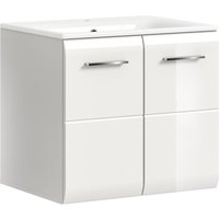 INOSIGN Waschbeckenunterschrank 2 Stk. tlg. Florenz, Waschtisch inkl. Waschbecken, Weiß Hochglanz Tiefzieh INOSIGN Waschbeckenunterschrank 2 Stk. tlg. Florenz, Waschtisch inkl. Waschbecken, Weiß Hochglanz Tiefzieh von Inosign
