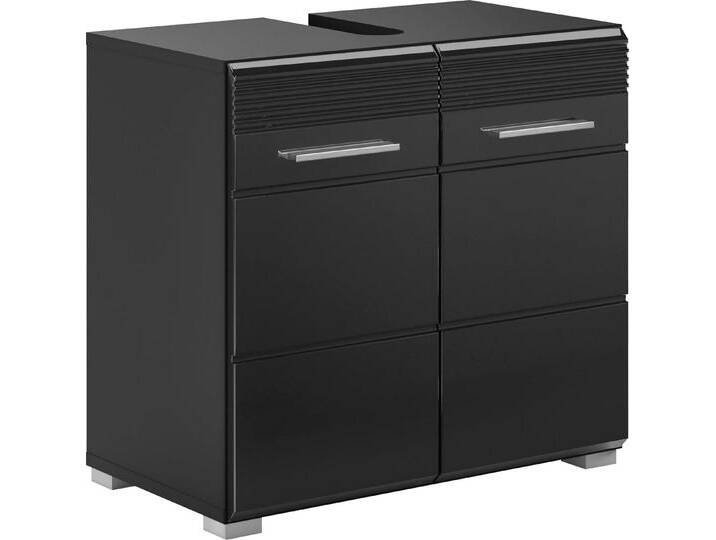 INOSIGN Waschbeckenunterschrank Malmö, Breite 60 cm, 2 Tür, 2 Fächer, mit Siphonausschnitt, MDF-Front in verschiedenen Farben erhältlich, Badmöbel, Badschrank, Kommode, Bad von Inosign