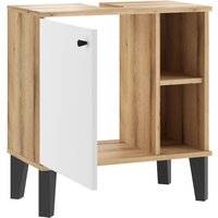 INOSIGN Waschbeckenunterschrank "Oslo, Waschtisch mit Knopfgriff, Badschrank im skandinavischen Design" in der Türfarbe Weiß oder Grau verfügbar, ausreichend Stauraum INOSIGN Waschbeckenunterschrank "Oslo, Waschtisch mit Knopfgriff, Badschrank im skandinavischen Design" in der Türfarbe Weiß oder Grau verfügbar, ausreichend Stauraum von Inosign