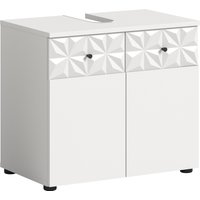 INOSIGN Waschbeckenunterschrank "VICENZA, TOPSELLER, Breite 60cm, mit Ornamentabsetzung", WBU, Unterschrank, Badschrank, Badunterschrank, Waschbeckenschrank von Inosign