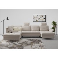 INOSIGN Wohnlandschaft "Palm Beach U-Form", Federkern, mit Sitztiefenverstellung, wahlweise mit Bettfunktion von Inosign