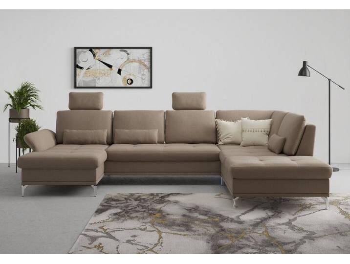 INOSIGN Wohnlandschaft Palm Beach U-Form, Federkern, mit Sitztiefenverstellung, braun INOSIGN Wohnlandschaft Palm Beach U-Form, Federkern, mit Sitztiefenverstellung, braun von Inosign
