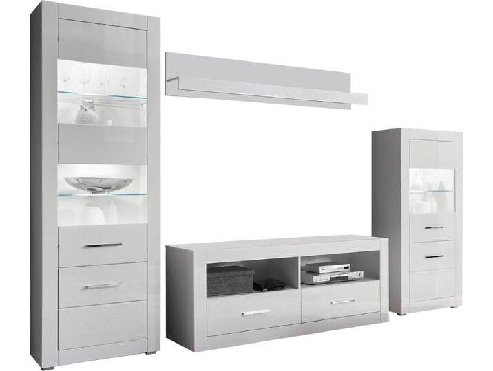 INOSIGN Wohnwand BIANCO, (Set, 4-St), weiß von Inosign