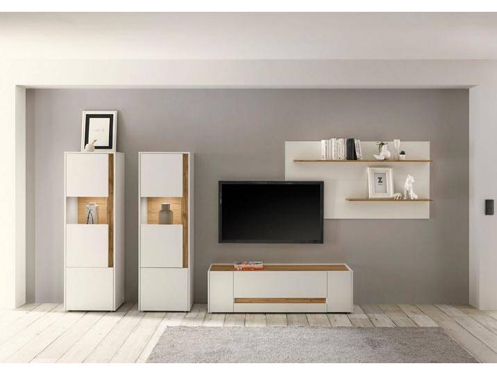 INOSIGN Wohnwand City/Giron, (Set, 4-St), weiß, Weiss von Inosign