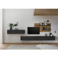 INOSIGN Wohnwand "City/Giron, moderne Anbauwand, Komplettset in vielen Farben verfügbar", (Set, 4 St.), enthält drei Hängeschränke & ein Wandpaneel von Inosign
