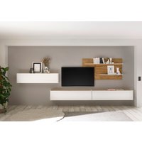 INOSIGN Wohnwand "City/Giron, moderne Anbauwand, Komplettset in vielen Farben verfügbar", (Set, 4 St.), enthält drei Hängeschränke & ein Wandpaneel von Inosign