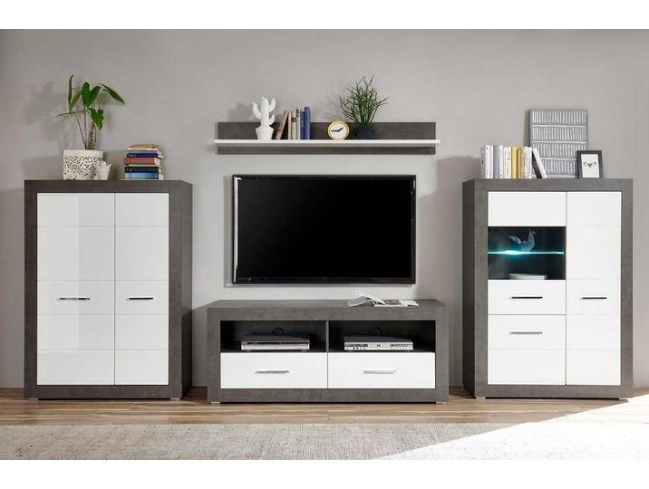 INOSIGN Wohnwand Etero, (Set, 4-St), grau von Inosign