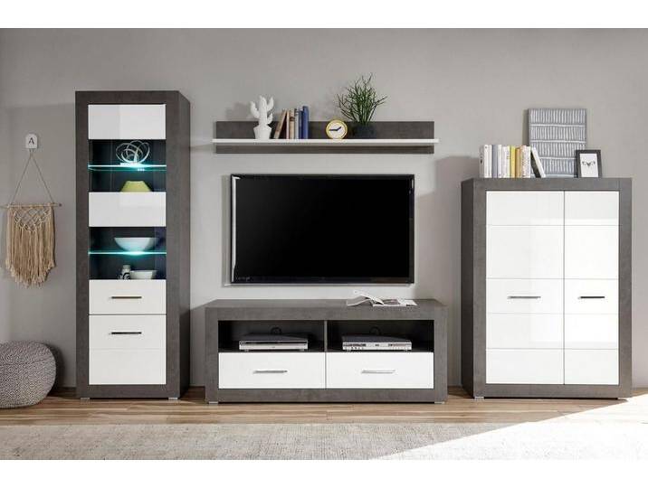 INOSIGN Wohnwand Etero, (Set, 4-St), grau von Inosign