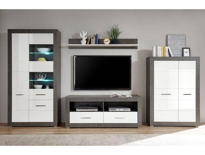 INOSIGN Wohnwand Etero, (Set, 4-St), grau von Inosign