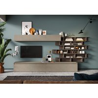 INOSIGN Wohnwand "INFINITY, 10tlg. Breite 345 cm, Höhe variabel, Schrankwand, Anbauwand" 10 Stk. tlg. von Inosign