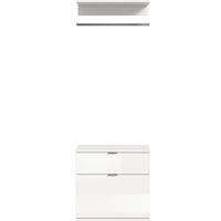 INOSIGN Garderoben-Set "Trondheim, Breite 61 cm, best. aus Kommode, Garderobenstange & Ablage", (3 St.), Zwischenbauelement für Hochschränke der Serie Trondheim von Inosign