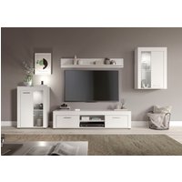 INOSIGN Wohnwand "Aosta, 4-tlg., bestehend aus: 2x Vitrine, Lowboard & Wandboard", (4 St.), Wohnwand, Kombination, Anbauwand, Möbel Set, Schrankwand, Möbel Kombi von Inosign