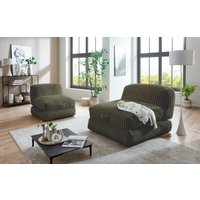 INOSIGN XXL-Sessel "Pia", Loungesessel in Megacord, 2 Größen, Schlaffunktion und Pouf-Funktion von Inosign