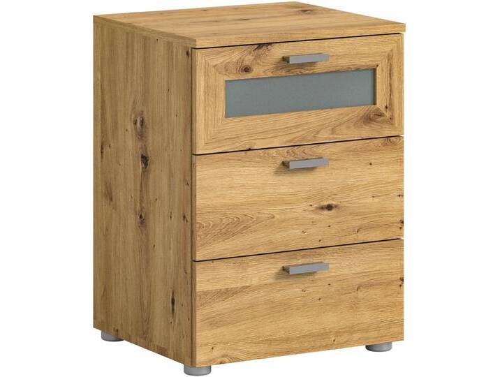 Kommode INOSIGN Onex, Breite 45 cm, mit Glasfront im Schubkasten,vielseitig einsetzbar , braun (artisan eiche nachbildung), B:45cm H:60cm T:40cm, FSC-zertifizierter Holzwerkstoff, Glas, Sideboards, in verschiedenen Farben, Nachttisch, Nachtschrank von Inosign
