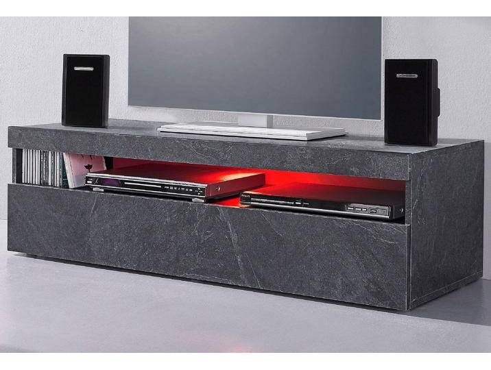 Lowboard INOSIGN, grau (schieferfarben), B:130cm H:35cm, Sideboards, Breite 130 cm oder 200 cm von Inosign