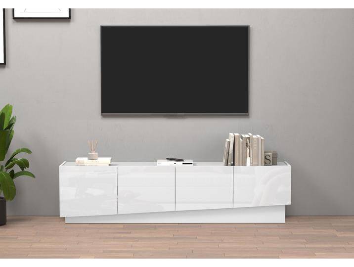 Lowboard INOSIGN VELA, Lowboard, Breite 180 cm, Design mit schrägen Türen , weiß, T:35cm, Sideboards von Inosign