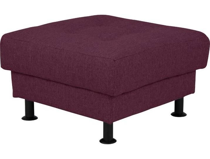 Polsterhocker INOSIGN Bengo , lila (beere), B:65cm H:42cm T:65cm, Microfaser (100% Polyester);Struktur (100% Polyester);Kunstleder, Hocker, passend zu »Bengo«-Sofa von Inosign