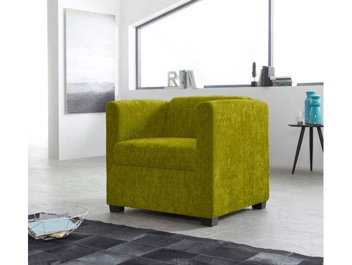 Sessel INOSIGN Bob Cocktailsessel, Clubsessel, Loungesessel , grün (apfel), B:72cm H:68cm T:75cm, Luxus-Microfaser (92% Polyester, 8% Nylon) ), Struktur fein ( 100% Polyester), Struktur in Chenille-Optik (30% Polyester, 70% Polyacryl), Chenillestruktur (40% Polyester, 60% Polyacryl), Sessel, in verschiedenen modernen Farben und Qualitäten von Inosign