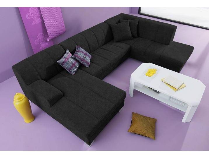 Wohnlandschaft INOSIGN Anzio, modern und gemütlich, niedrige Armlehne, U-Form , schwarz, B:297cm H:75cm T:82cm, Primabelle-Microfaser aus 100% Polyester, SOFTLUX-Kunstleder, Struktur-Bezug aus 90% Polyester und 10% Polyacryl, NaturLEDER, Rindsleder, Sofas, wahlweise mit Bettfunktion Wohnlandschaft INOSIGN Anzio, modern und gemütlich, niedrige Armlehne, U-Form , schwarz, B:297cm H:75cm T:82cm, Primabelle-Microfaser aus 100% Polyester, SOFTLUX-Kunstleder, Struktur-Bezug aus 90% Polyester und 10% Polyacryl, NaturLEDER, Rindsleder, Sofas, wahlweise mit Bettfunktion von Inosign