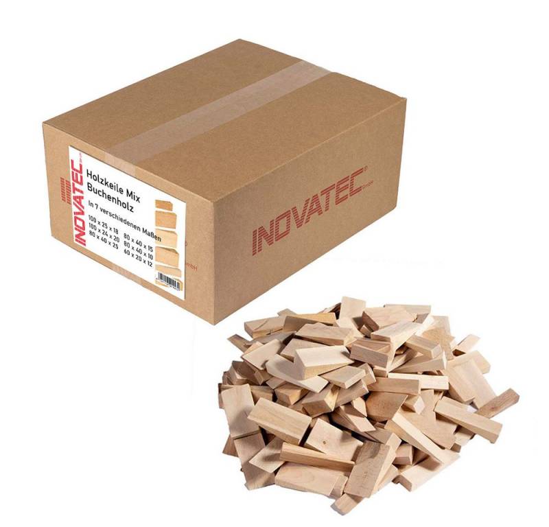 Inovatec Montagekeil Holz Keile in verschiedenen Abmessungen, (140-St) von Inovatec