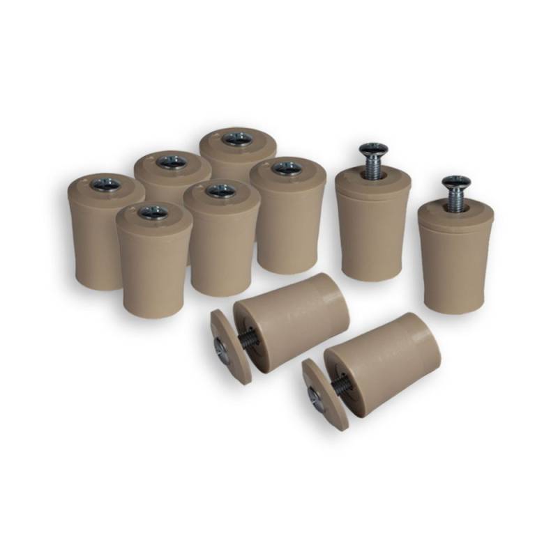Inovatec Rollladen-Anschlagstopper Rollladen Anschlagstopper 28 mm, 28 mm Länge, 10-St. von Inovatec