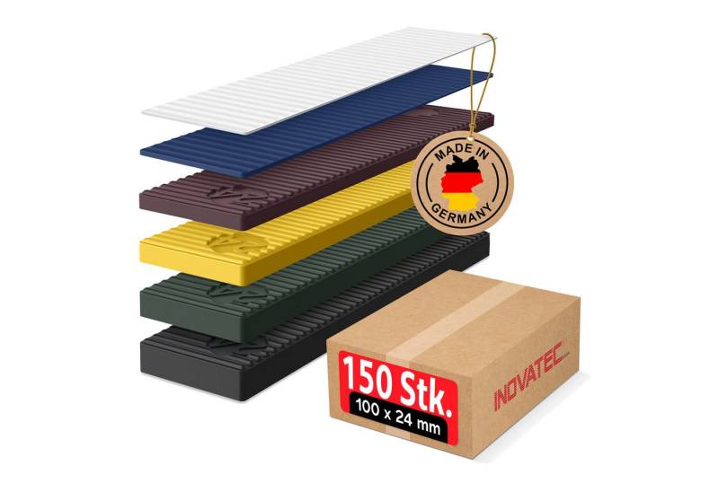 Inovatec Unterlegplatte Kunststoff Verglasungsklötze 100 x 24, 150-St. von Inovatec